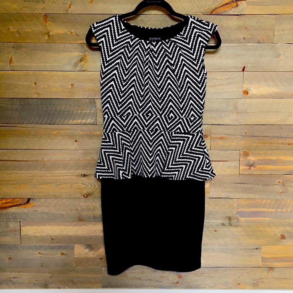 Women’s single piece peplum top dress